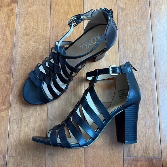 XOXO Strappy Block Heel - Picture 2 of 5